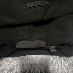Essentials Hoodie “ Jet Black “
